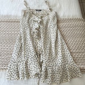 Shein black heart mini dress. Worn once.